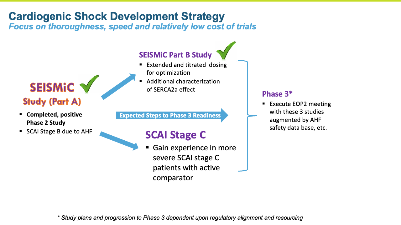 Cardiogenic Shock Development Strategy